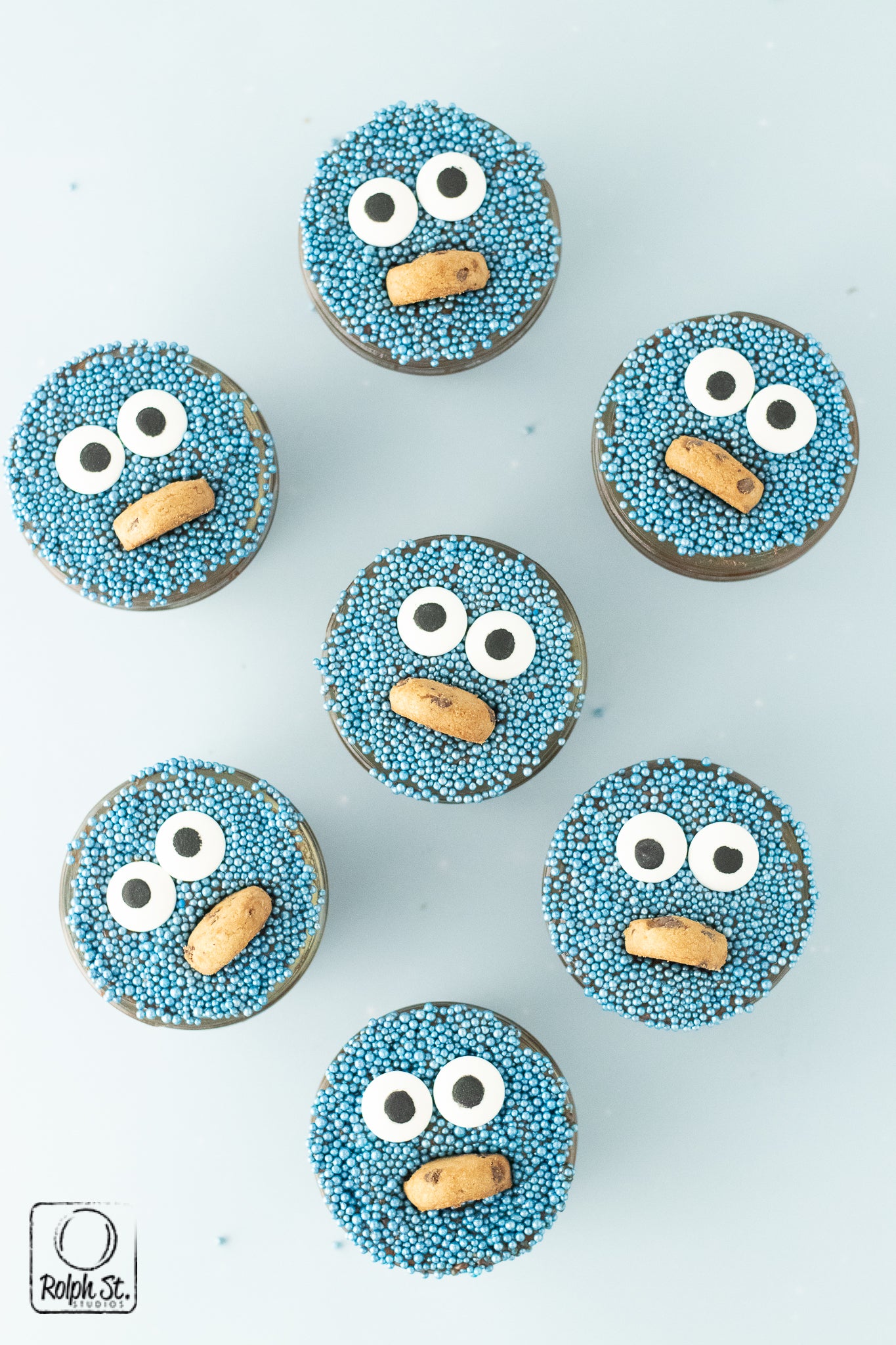 Exclusive Cookie Monster Dot Cake