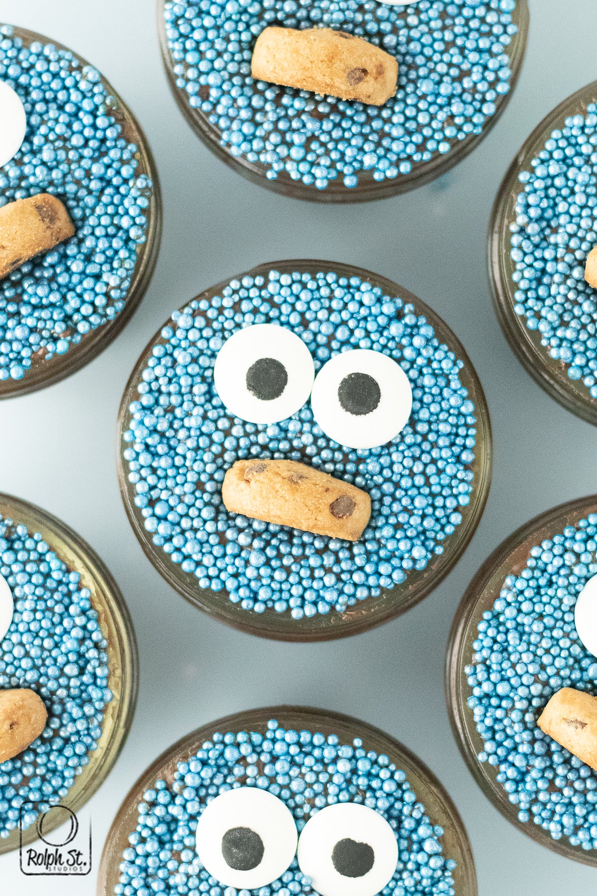 Exclusive Cookie Monster Dot Cake