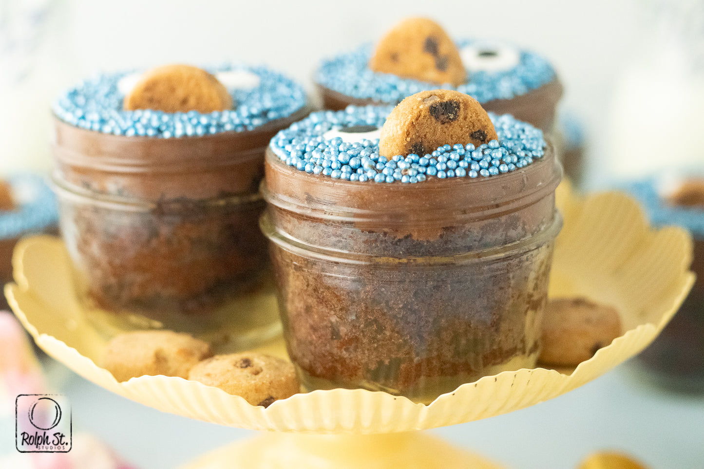 Exclusive Cookie Monster Dot Cake