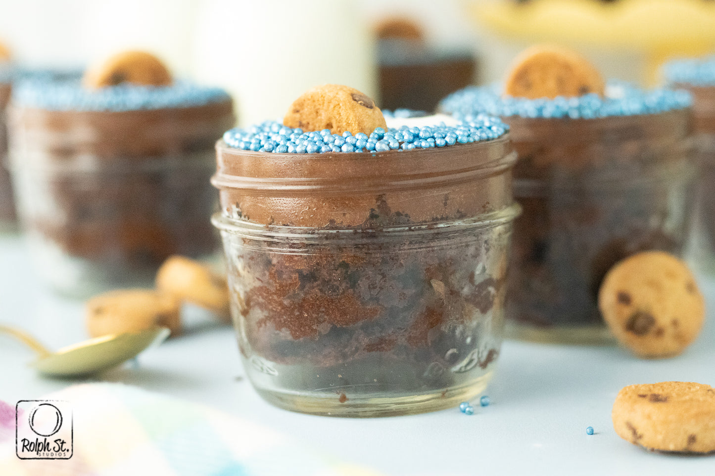 Exclusive Cookie Monster Dot Cake