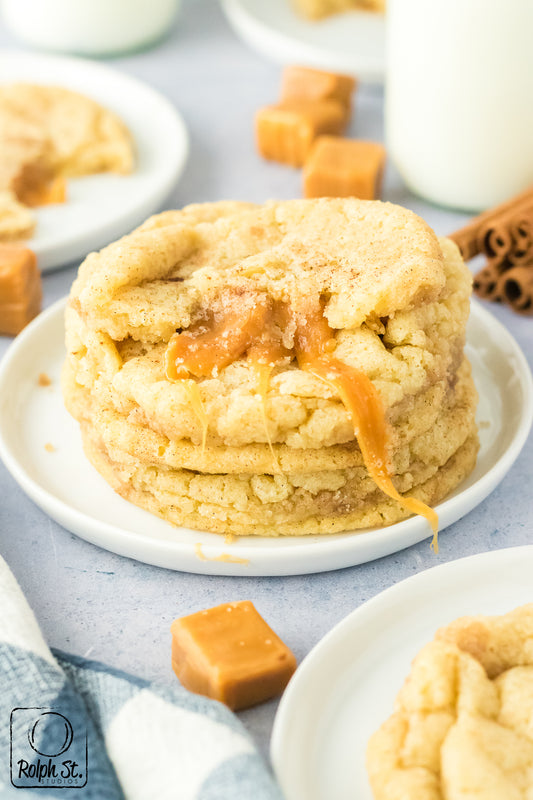 Exclusive Caramel Stuffed Snickerdoodles