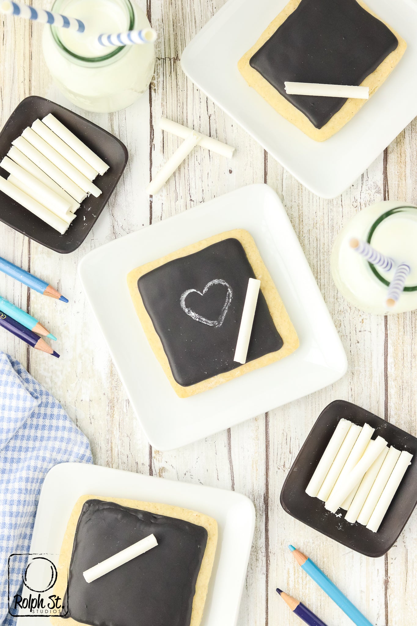 Exclusive Chalkboard Cookies with Edible Chalk