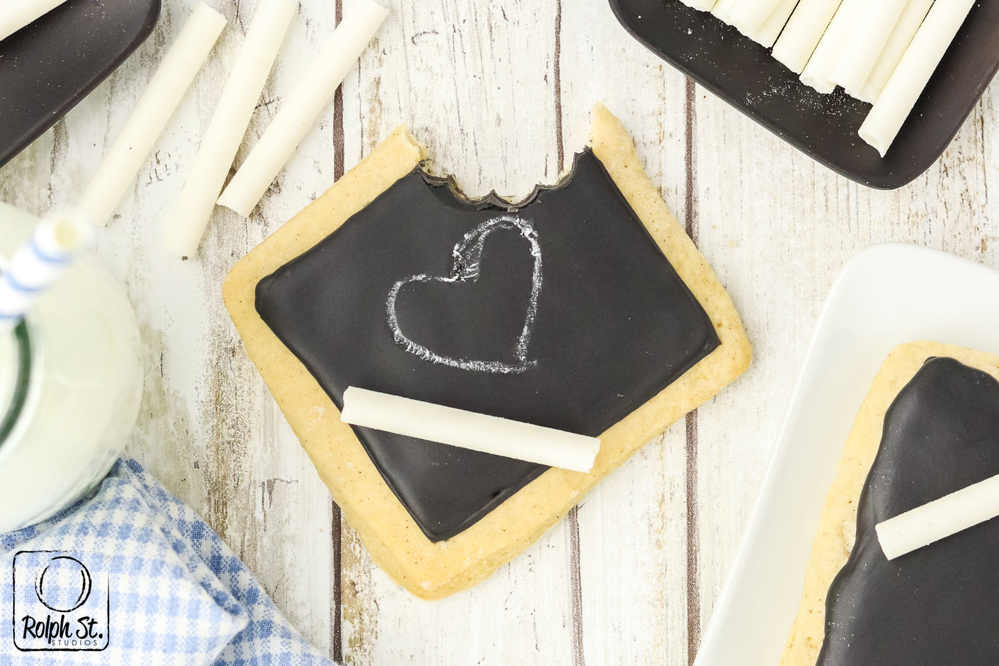 Exclusive Chalkboard Cookies with Edible Chalk
