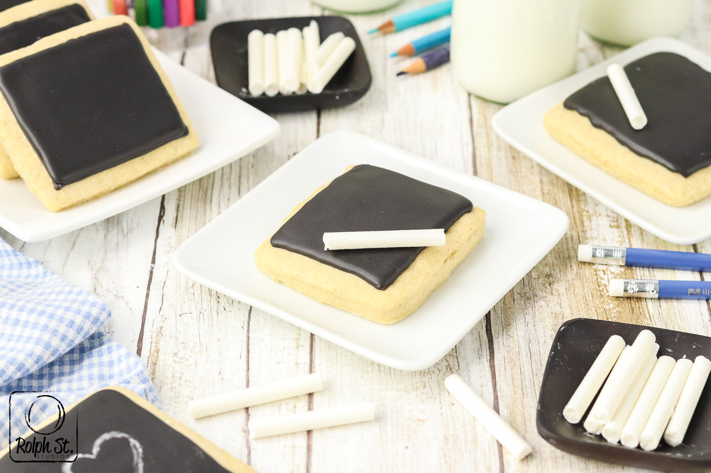 Exclusive Chalkboard Cookies with Edible Chalk