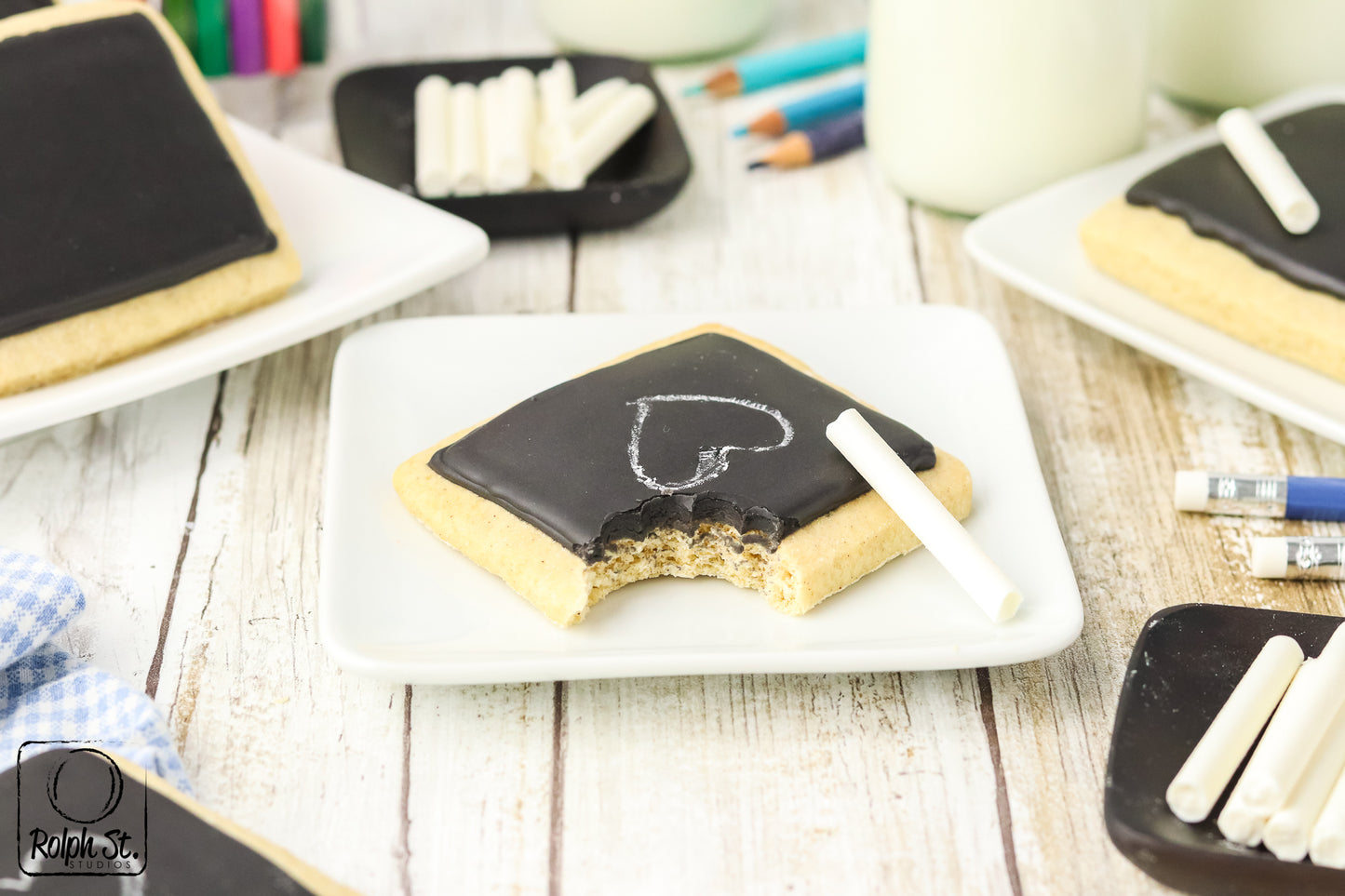 Exclusive Chalkboard Cookies with Edible Chalk