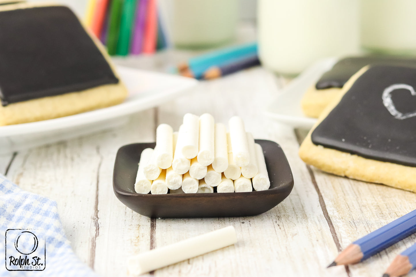 Exclusive Chalkboard Cookies with Edible Chalk