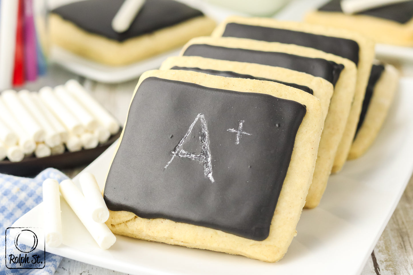 Exclusive Chalkboard Cookies with Edible Chalk