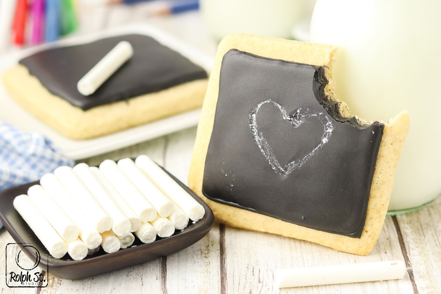 Exclusive Chalkboard Cookies with Edible Chalk