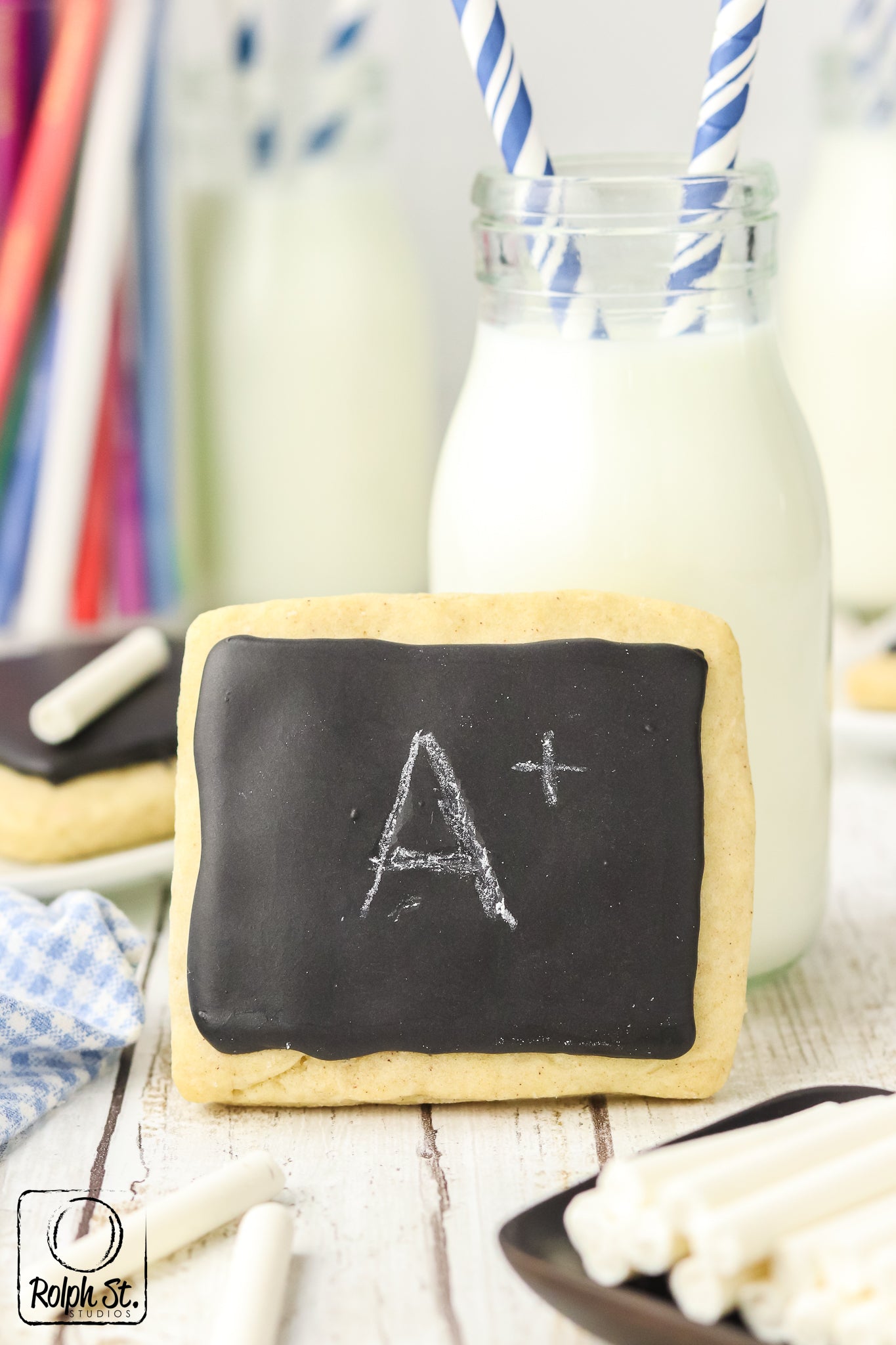 Exclusive Chalkboard Cookies with Edible Chalk