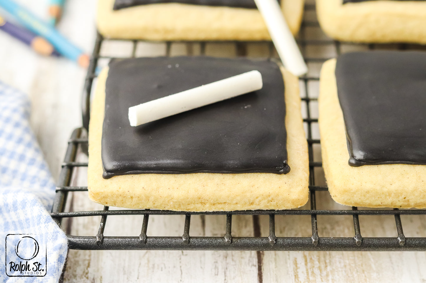 Exclusive Chalkboard Cookies with Edible Chalk