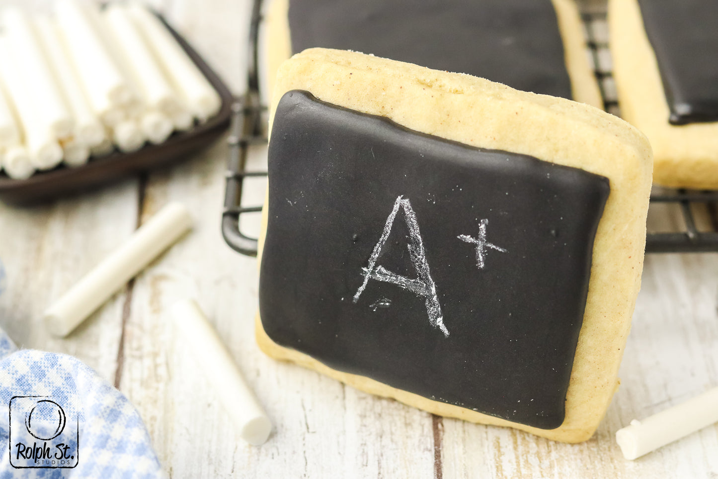Exclusive Chalkboard Cookies with Edible Chalk