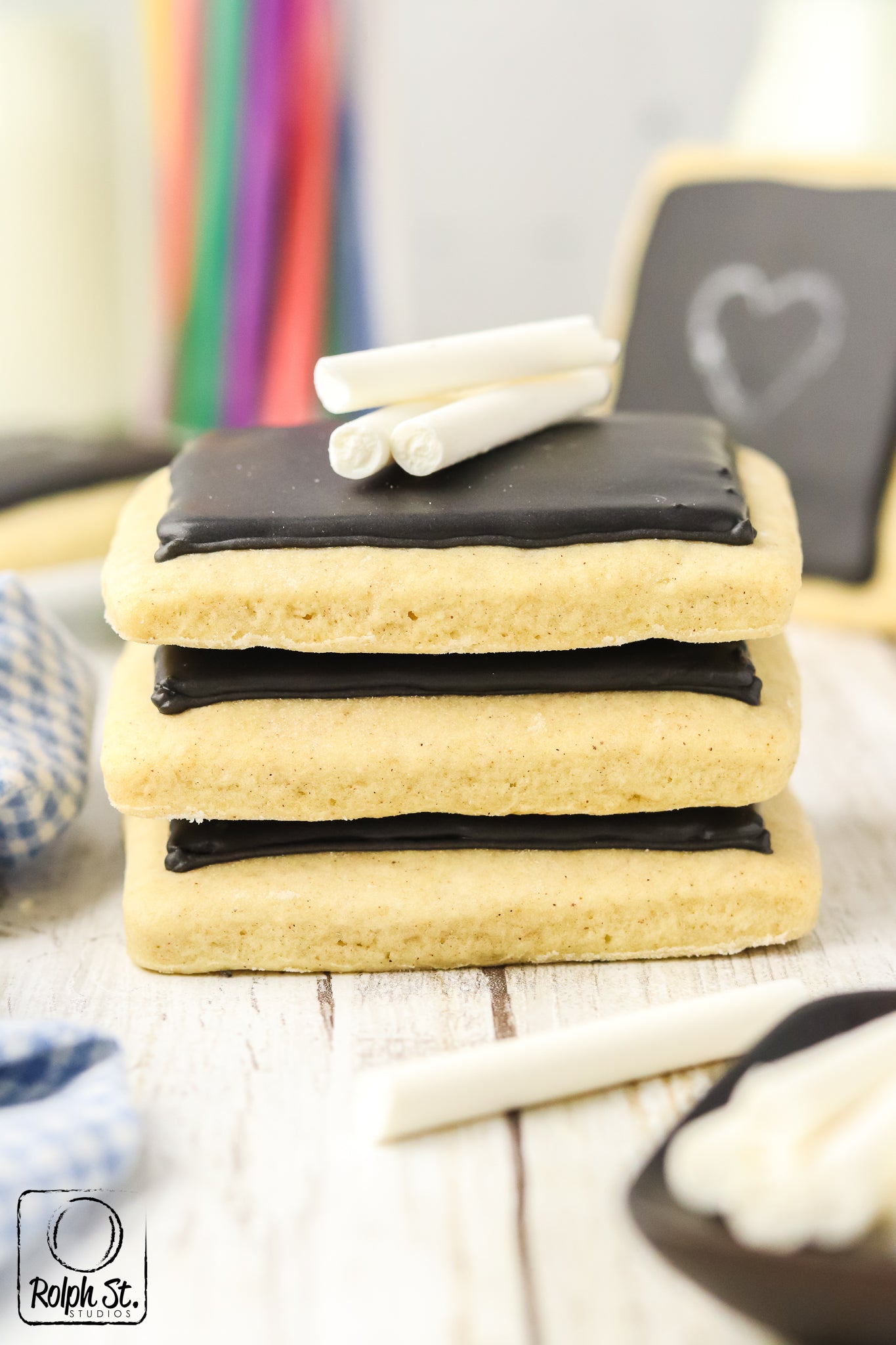 Exclusive Chalkboard Cookies with Edible Chalk