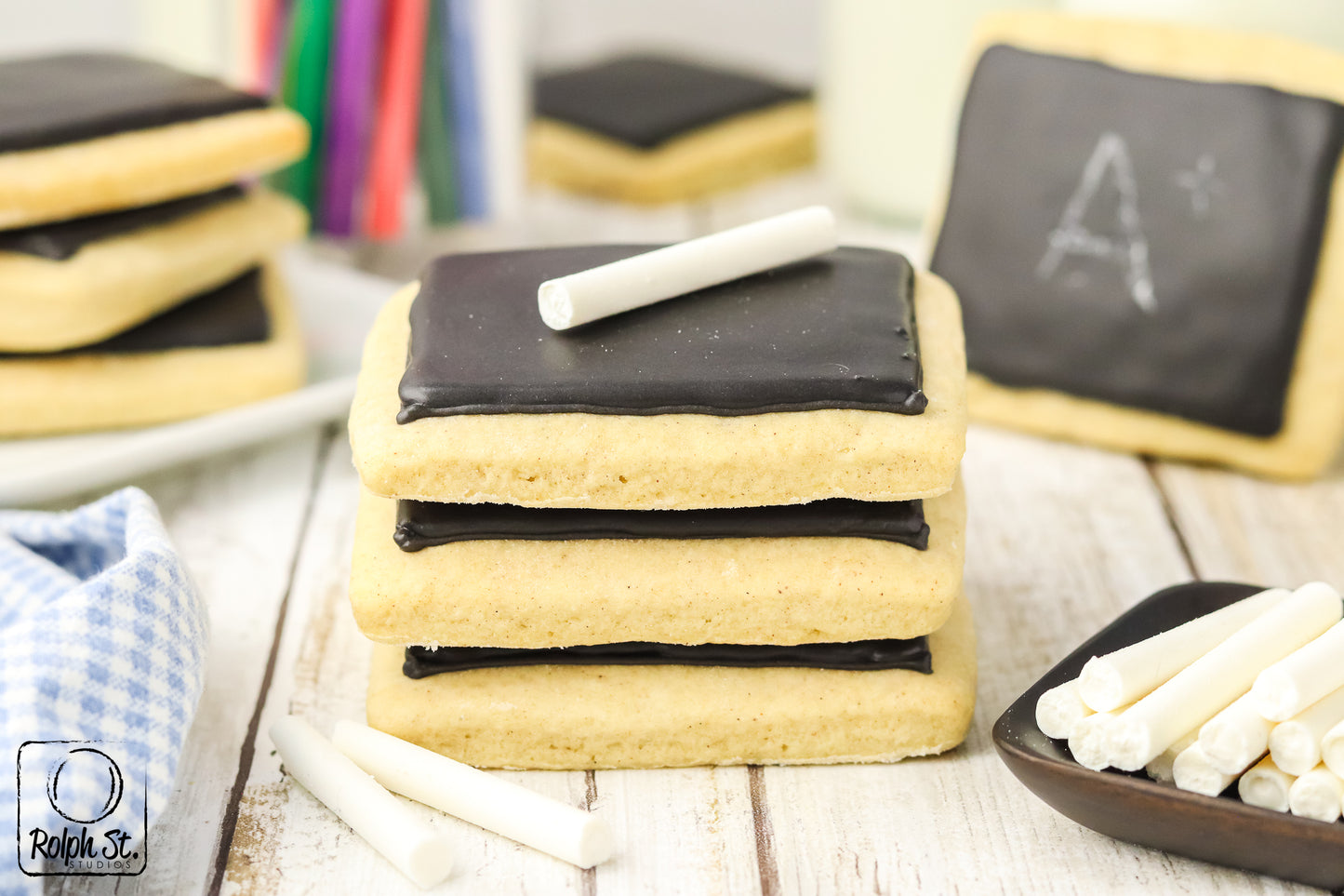 Exclusive Chalkboard Cookies with Edible Chalk