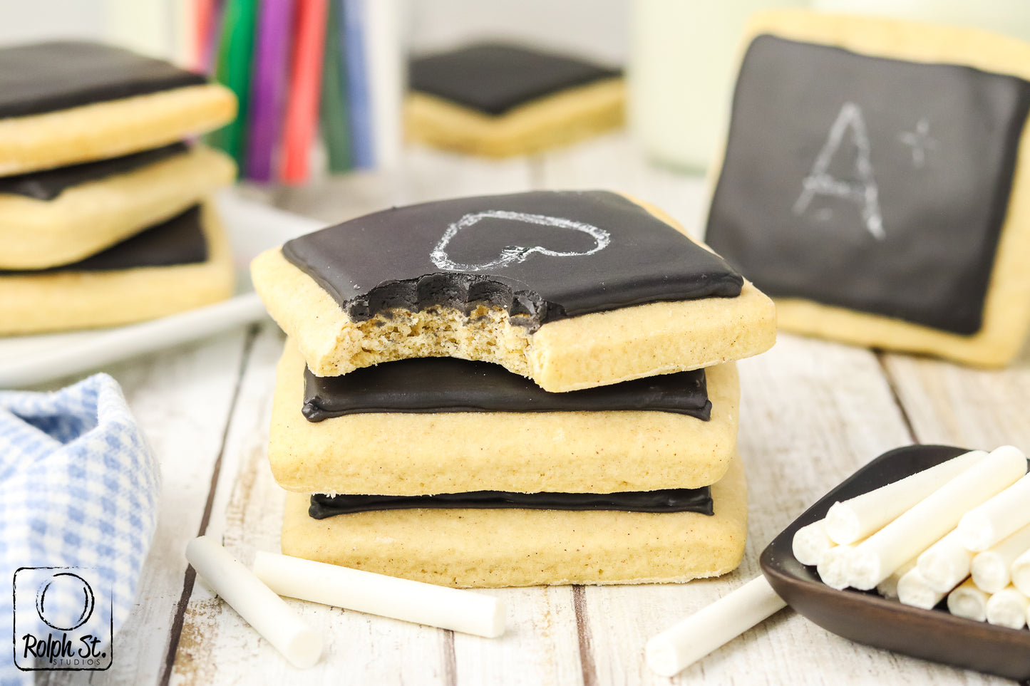 Exclusive Chalkboard Cookies with Edible Chalk