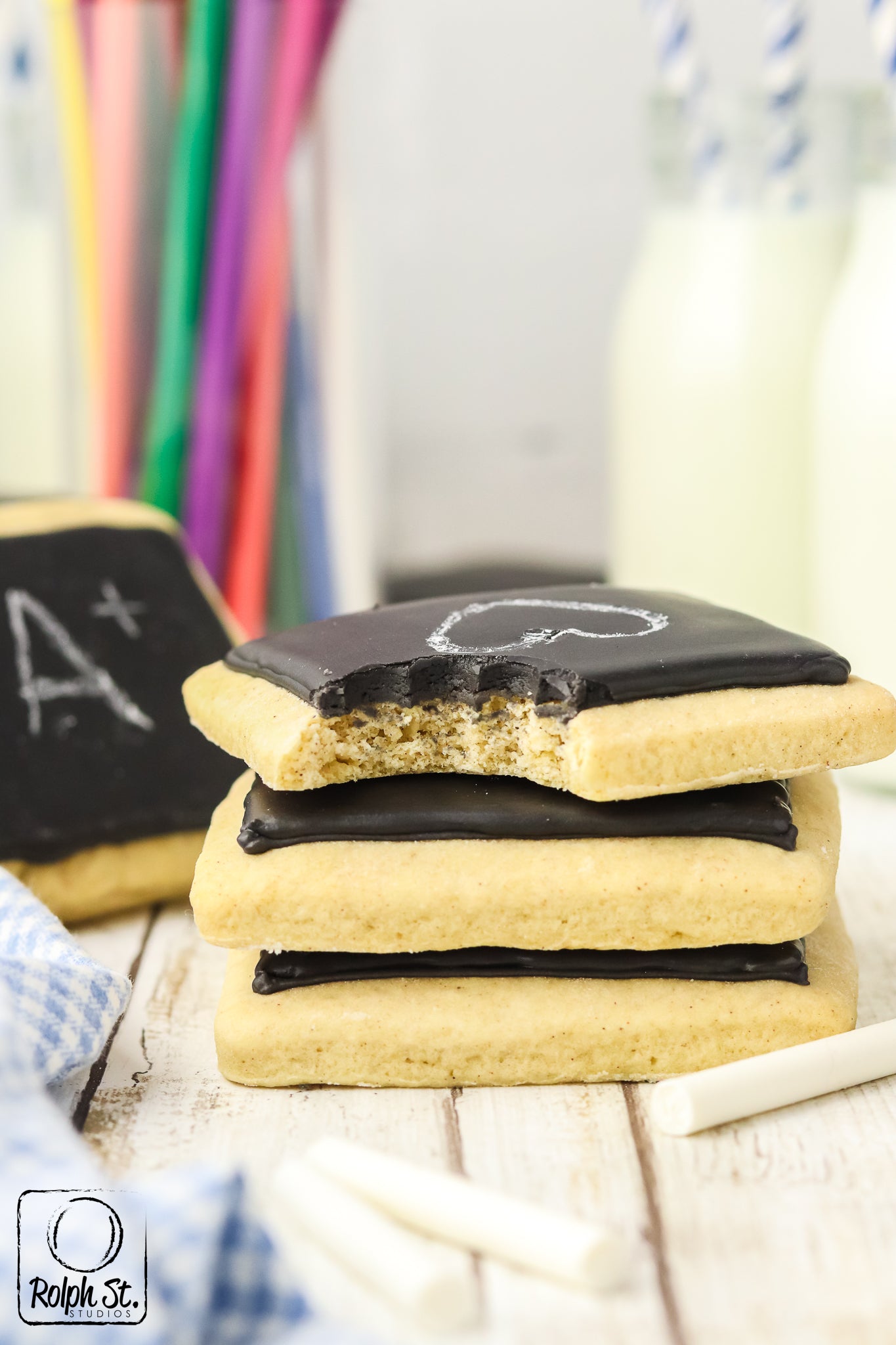 Exclusive Chalkboard Cookies with Edible Chalk