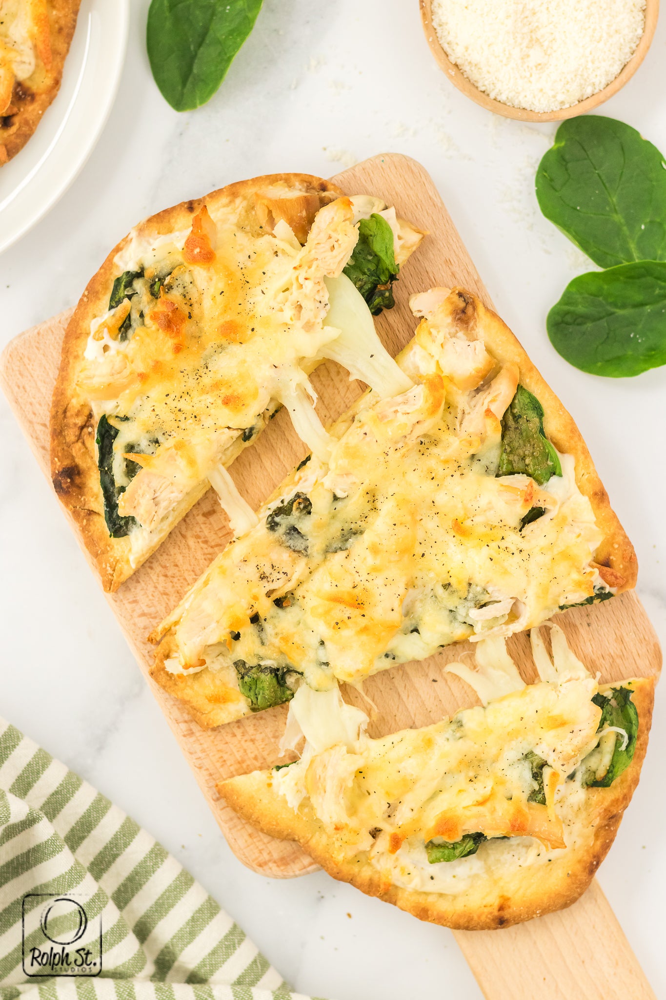Recreation: Chicken Alfredo Flatbread
