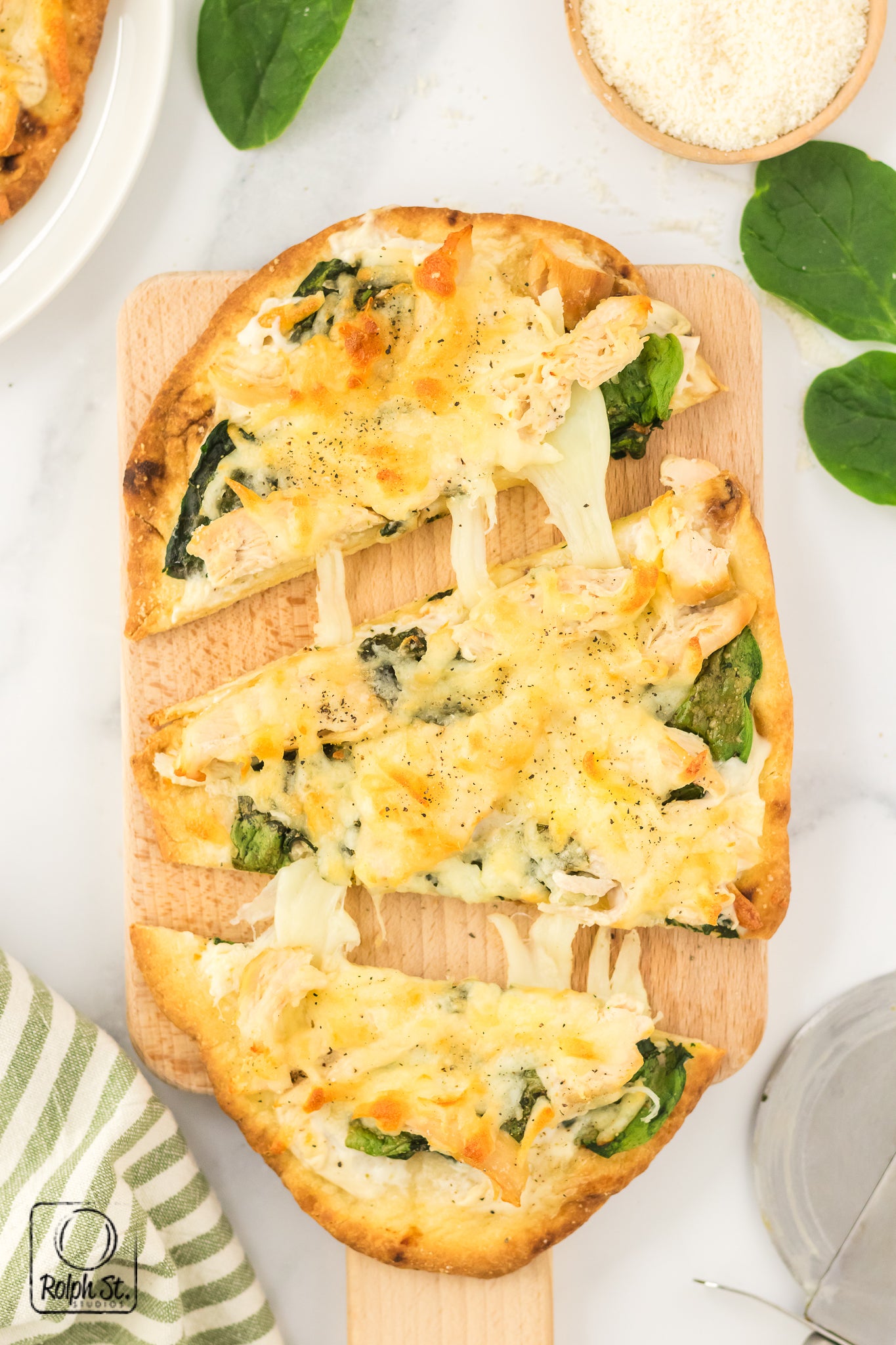 Recreation: Chicken Alfredo Flatbread