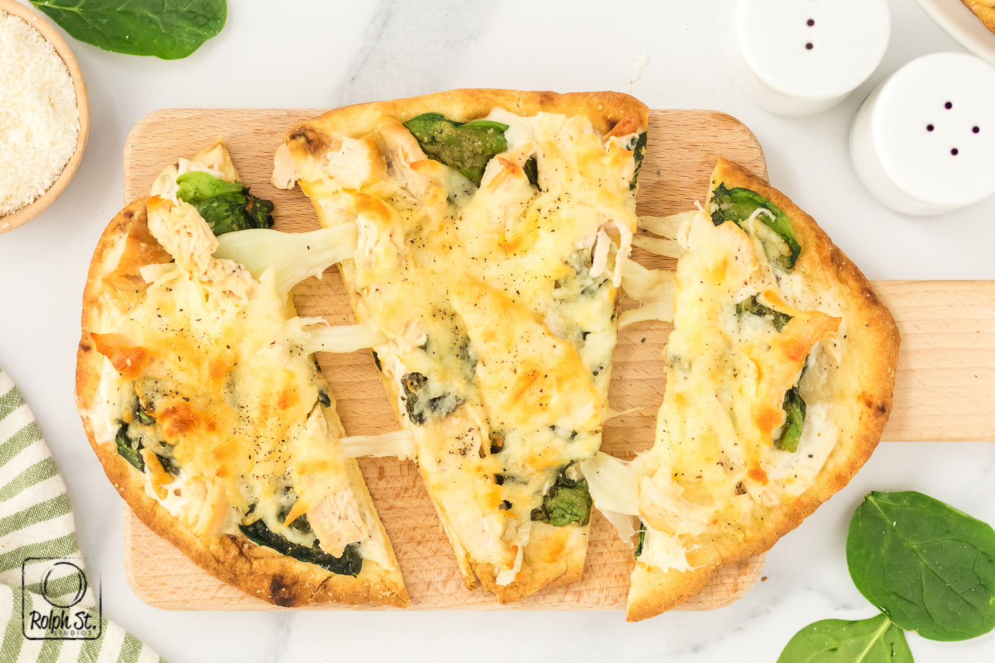 Recreation: Chicken Alfredo Flatbread
