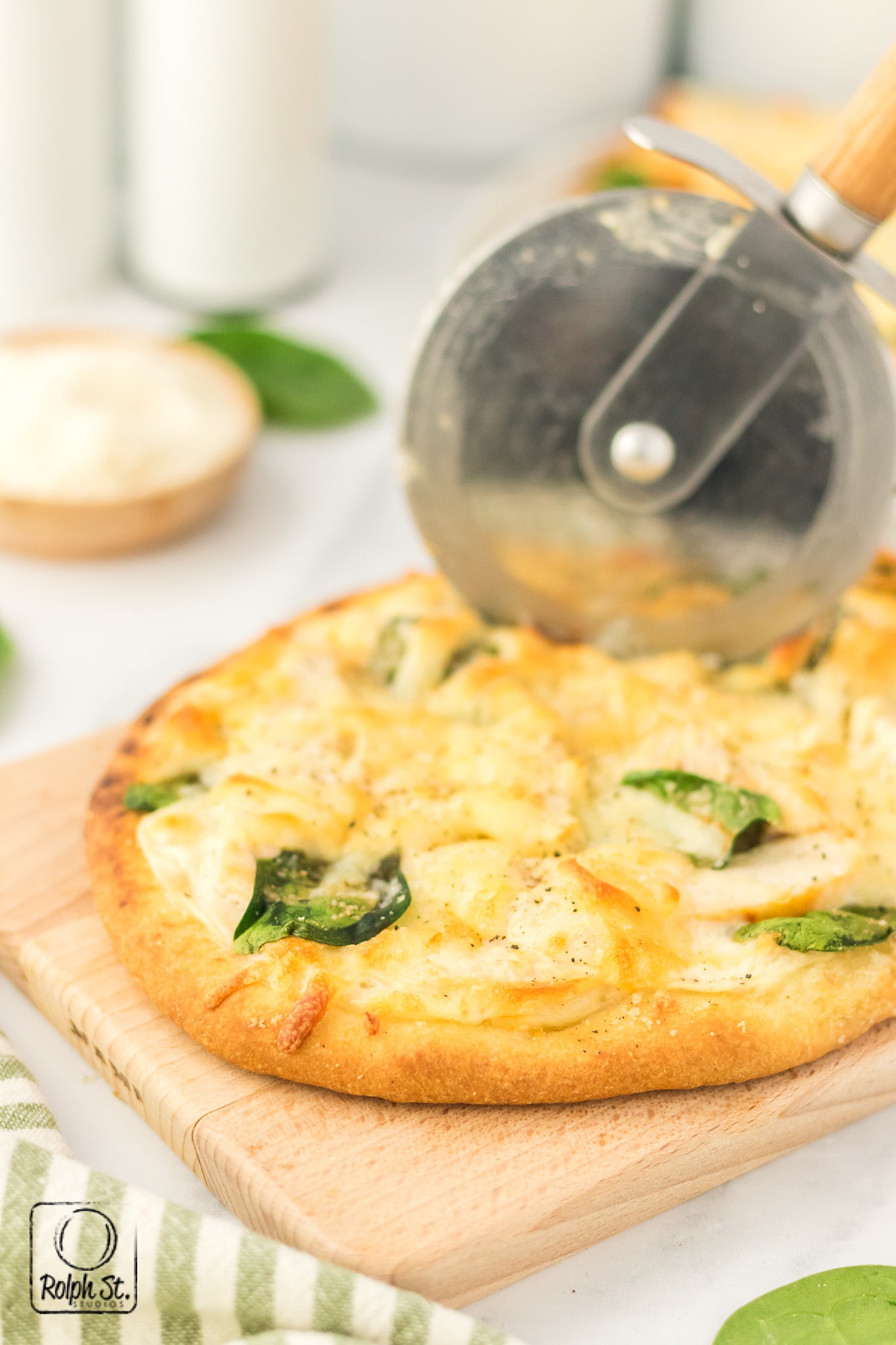Recreation: Chicken Alfredo Flatbread