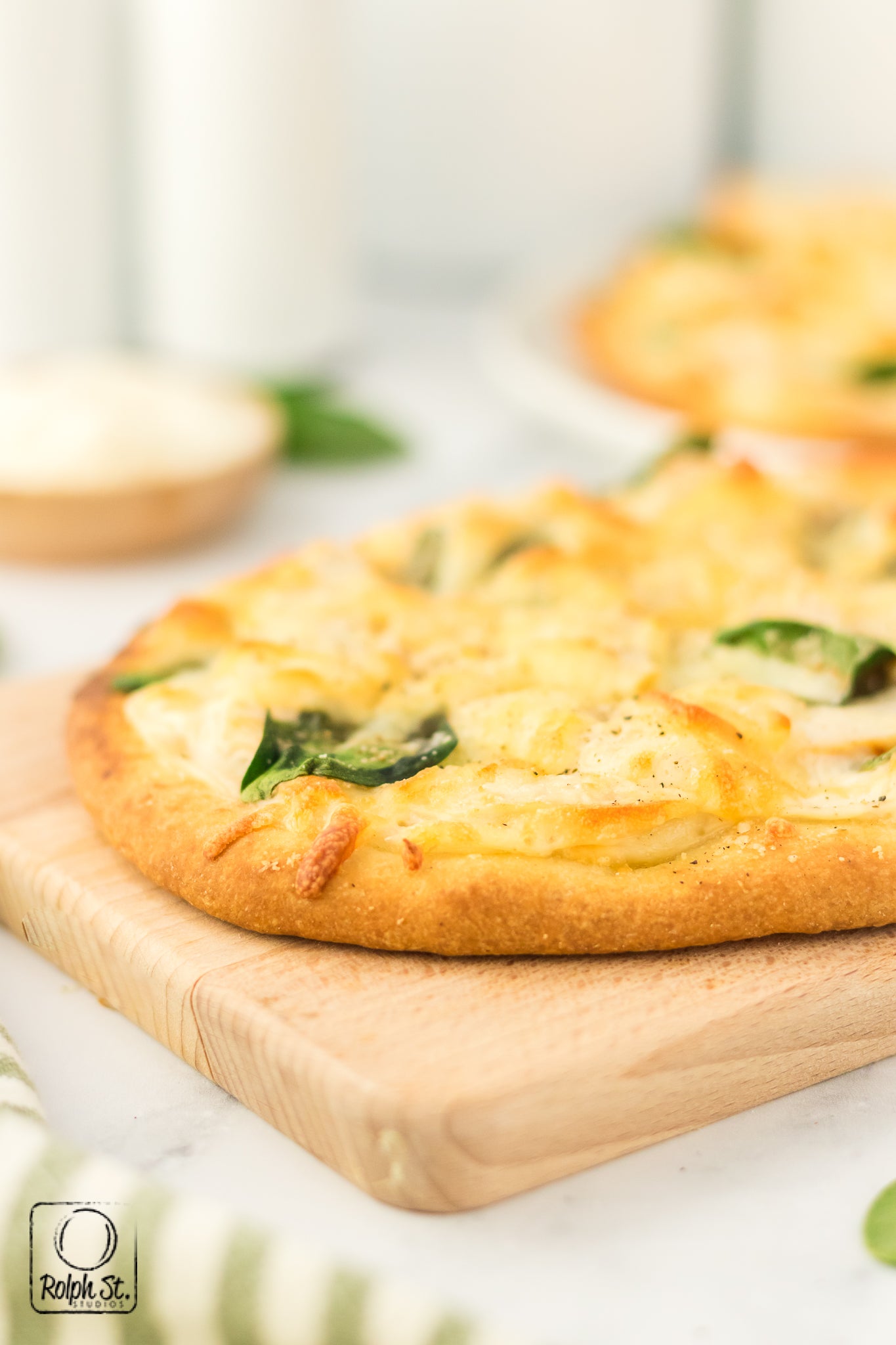 Recreation: Chicken Alfredo Flatbread