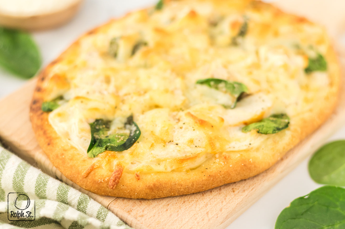 Recreation: Chicken Alfredo Flatbread