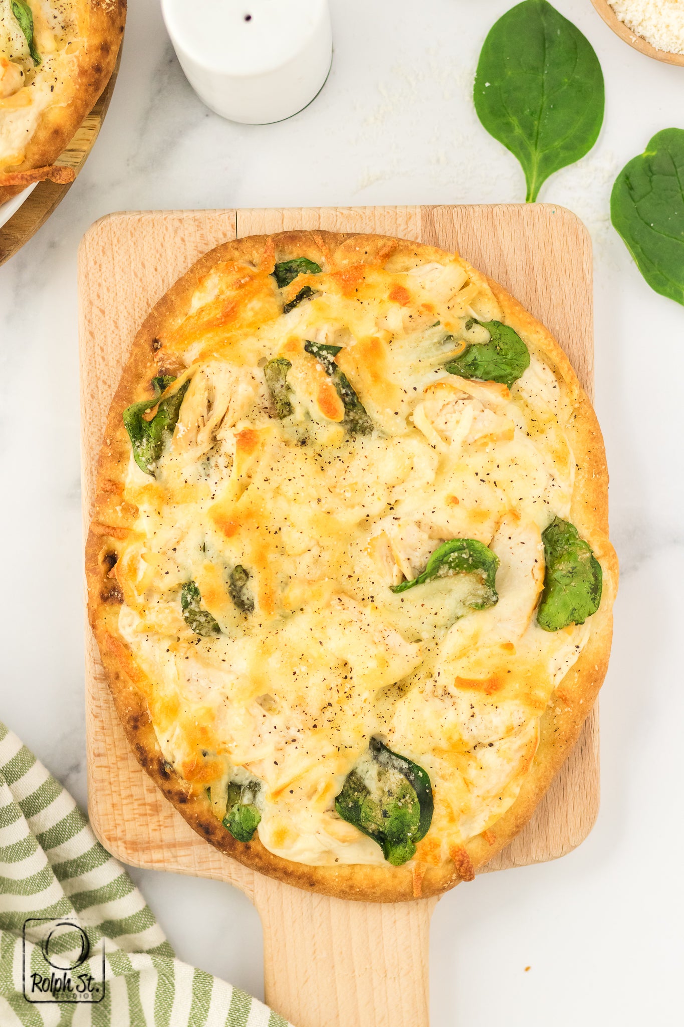 Recreation: Chicken Alfredo Flatbread