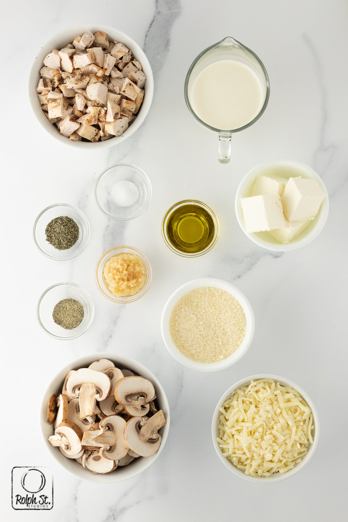 Recreation: Keto Garlic Chicken Mushroom Casserole