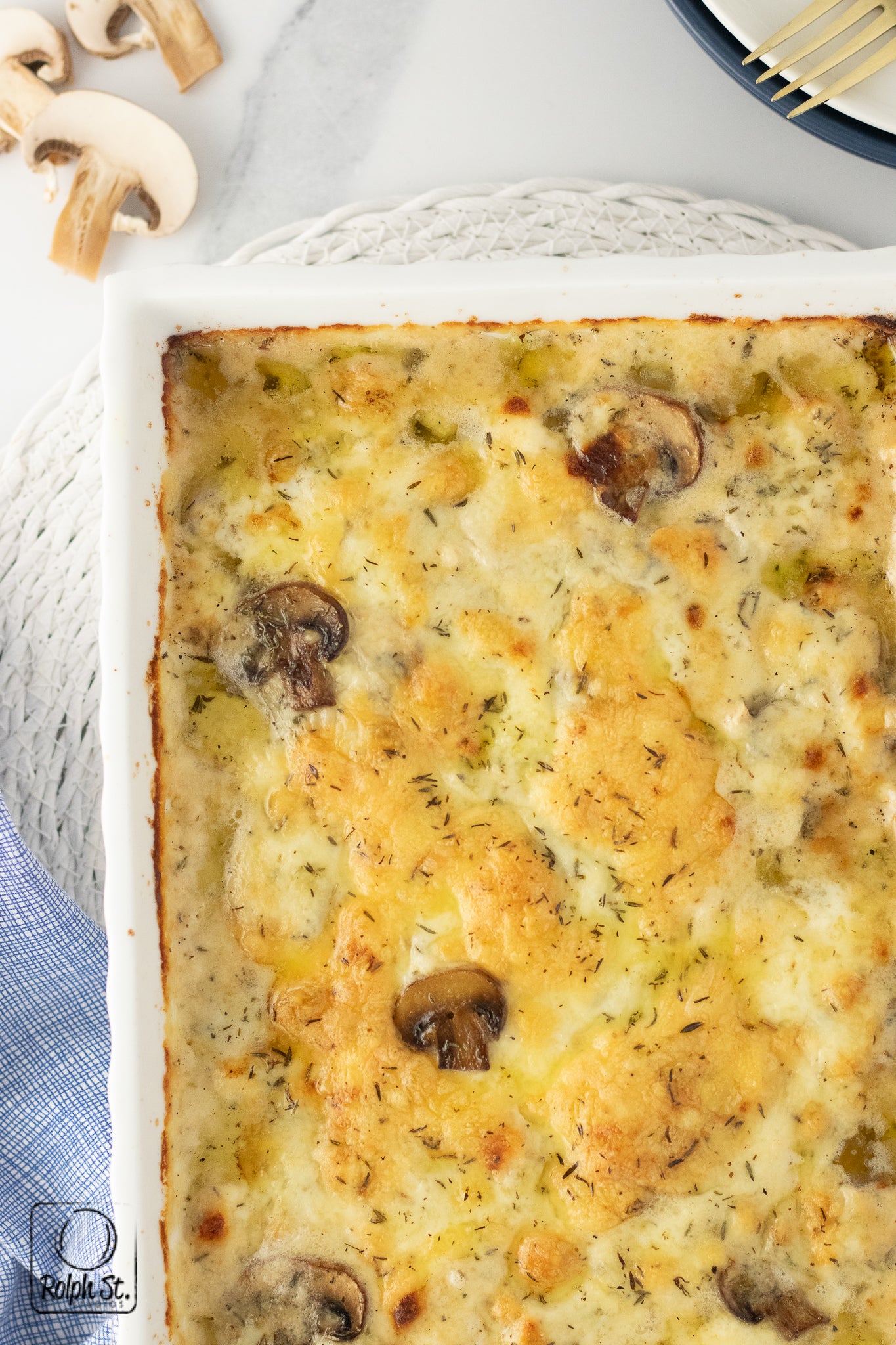 Recreation: Keto Garlic Chicken Mushroom Casserole