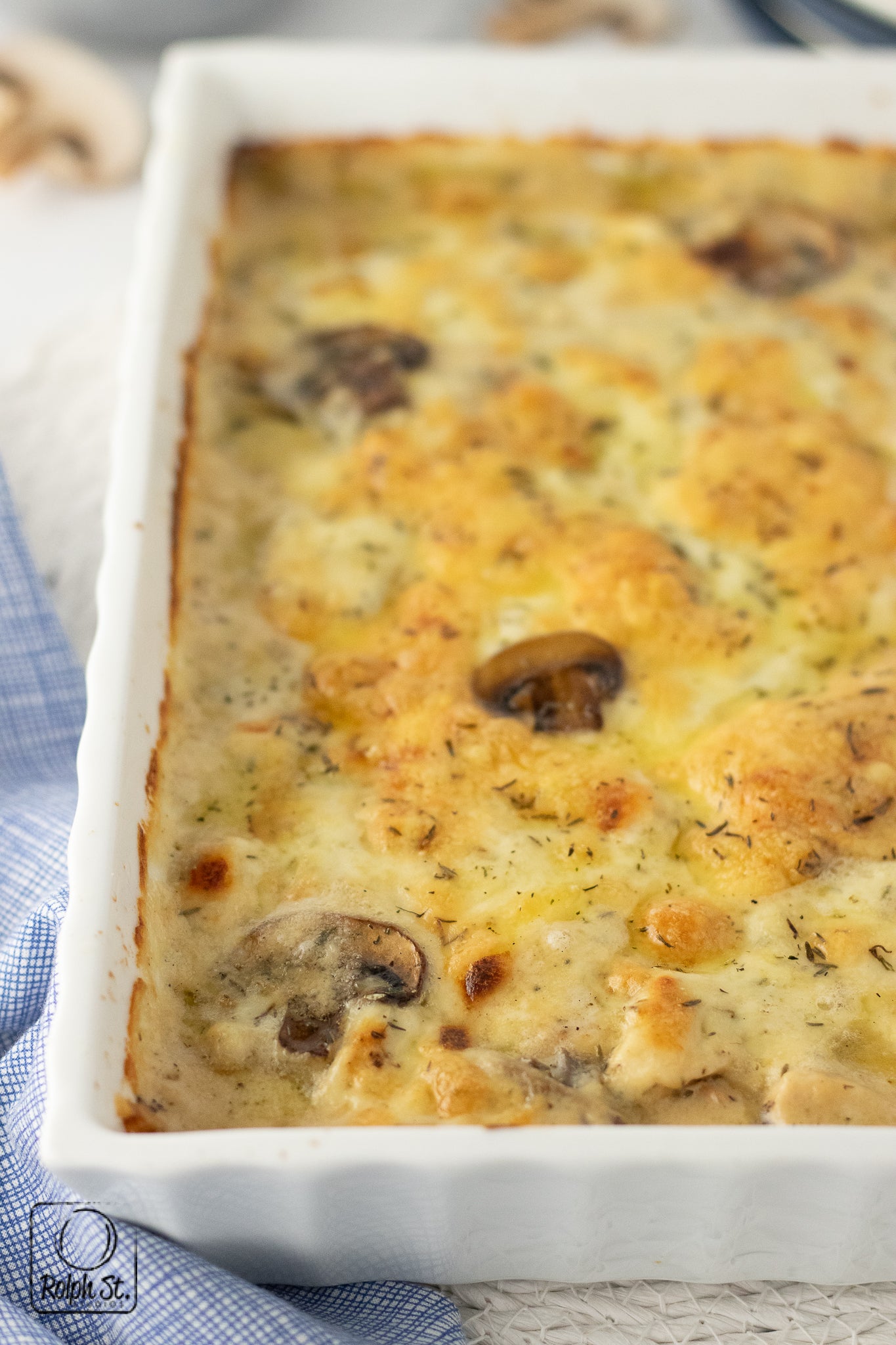 Recreation: Keto Garlic Chicken Mushroom Casserole