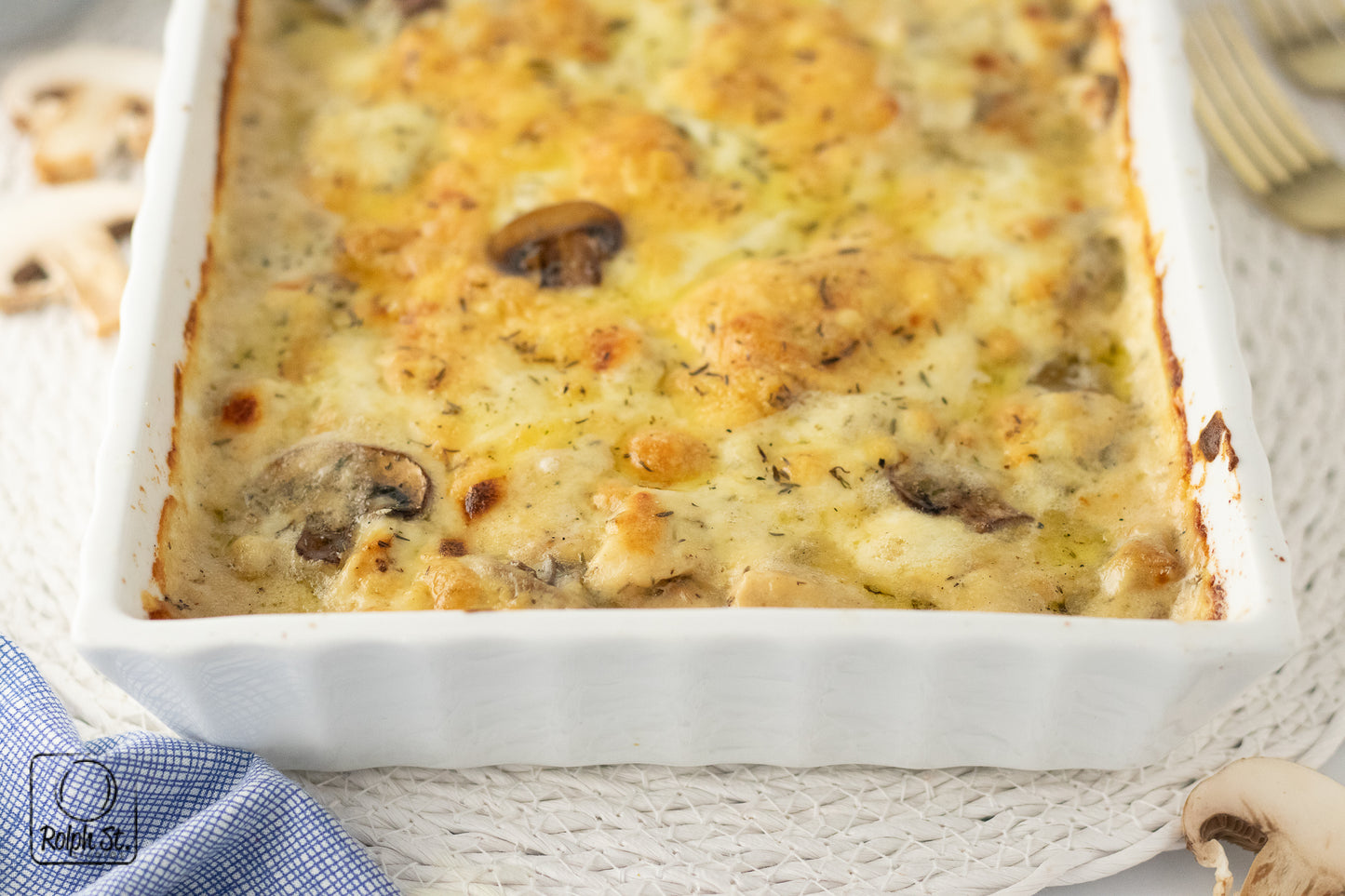 Recreation: Keto Garlic Chicken Mushroom Casserole