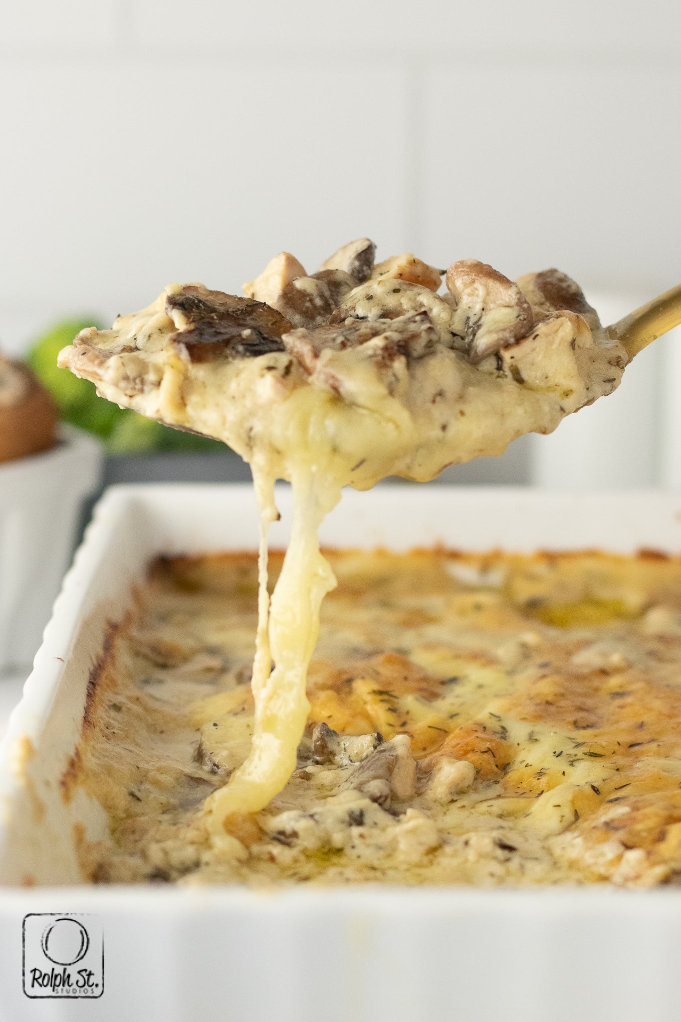 Recreation: Keto Garlic Chicken Mushroom Casserole