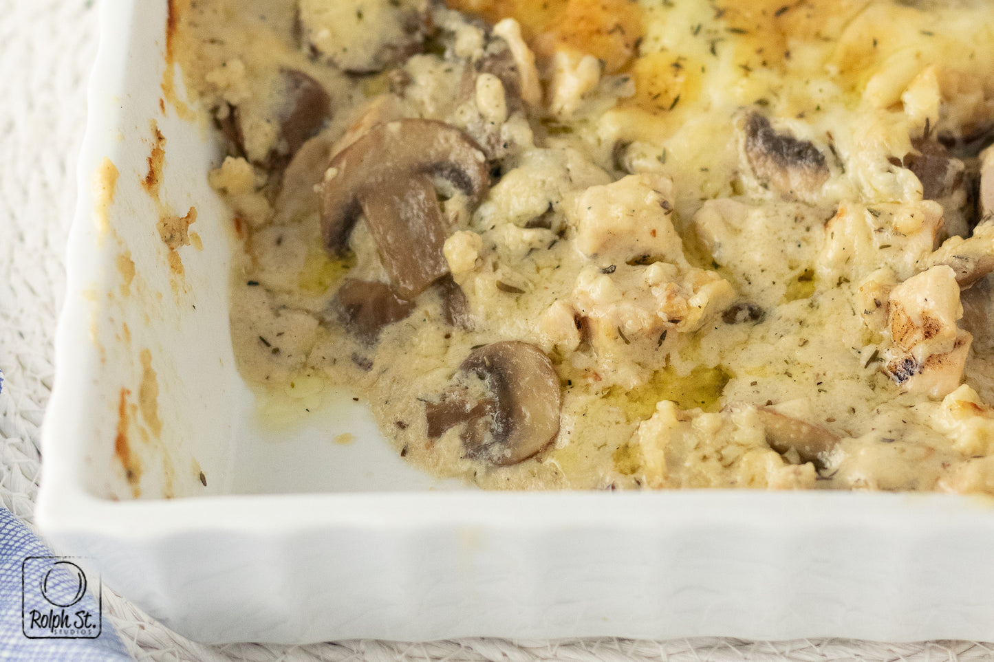 Recreation: Keto Garlic Chicken Mushroom Casserole