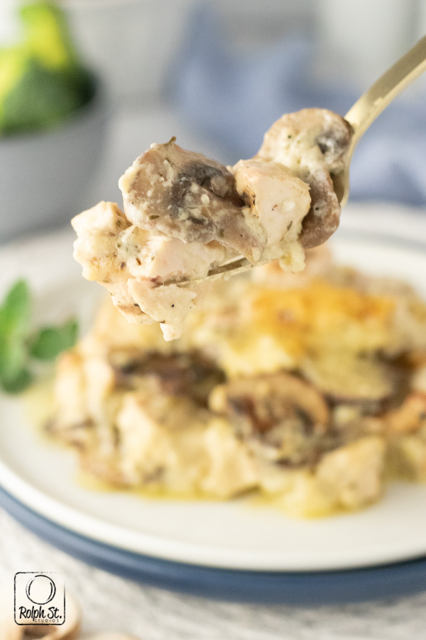 Recreation: Keto Garlic Chicken Mushroom Casserole