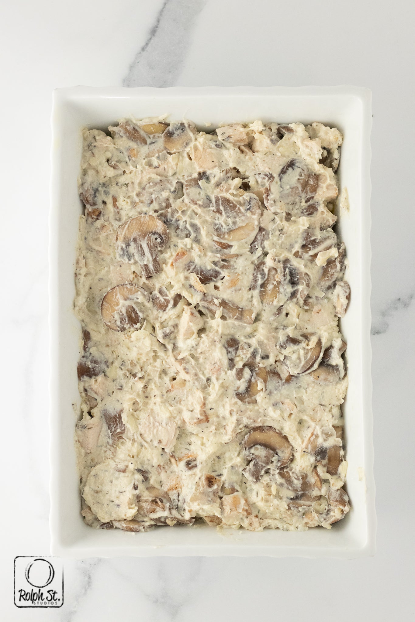 Recreation: Keto Garlic Chicken Mushroom Casserole