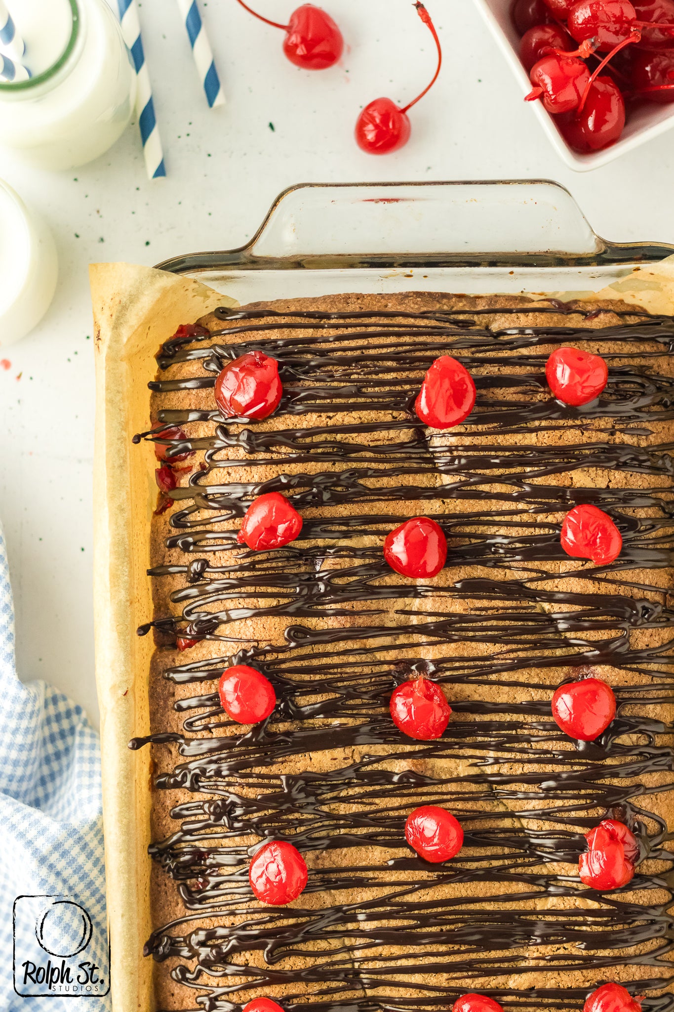 Exclusive Chocolate Cherry Brownies