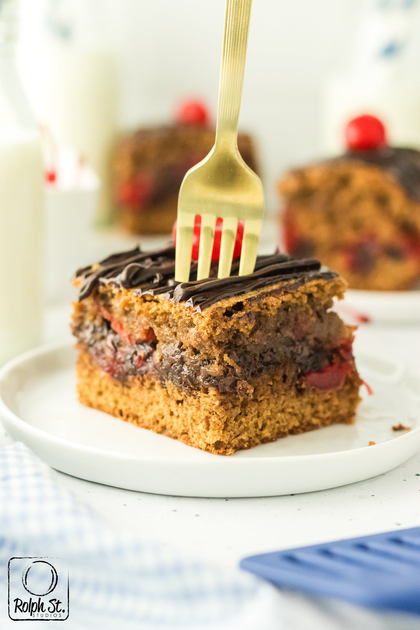 Exclusive Chocolate Cherry Brownies