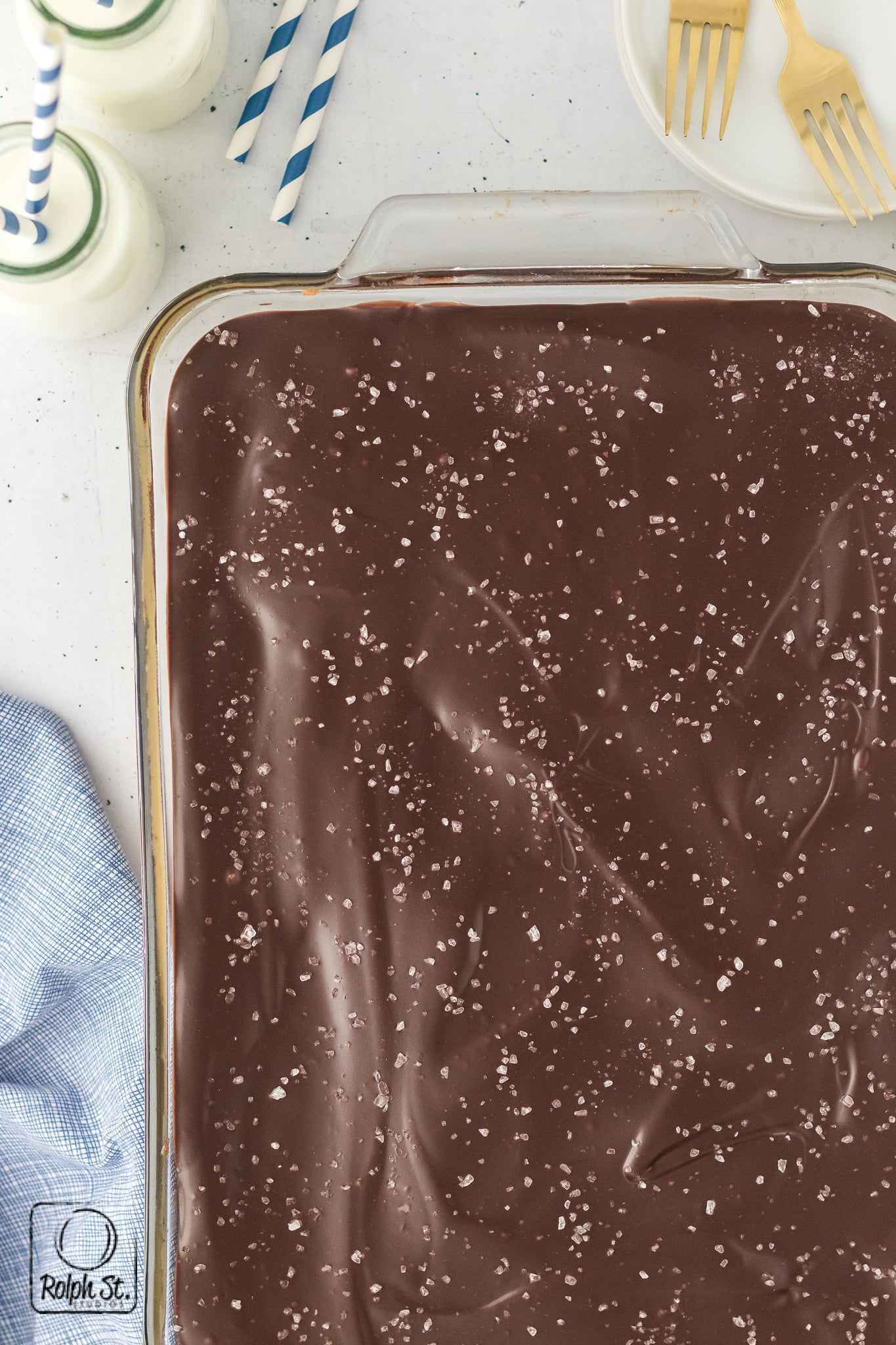 Exclusive Chocolate Chip Millionaire Bars