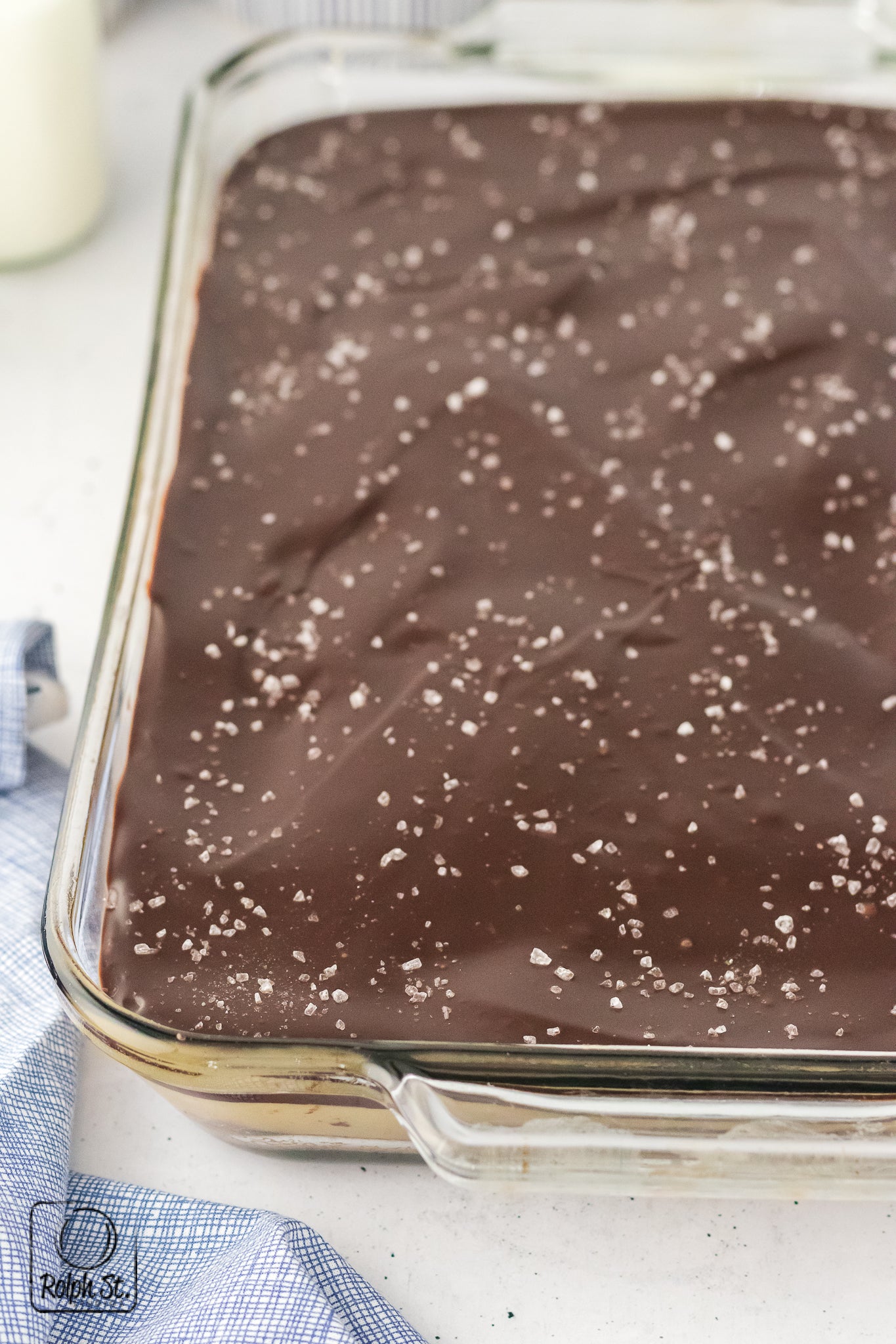 Exclusive Chocolate Chip Millionaire Bars