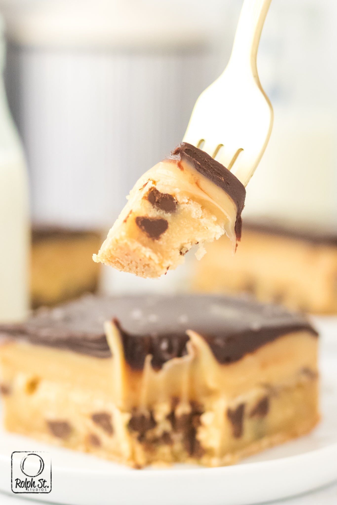 Exclusive Chocolate Chip Millionaire Bars