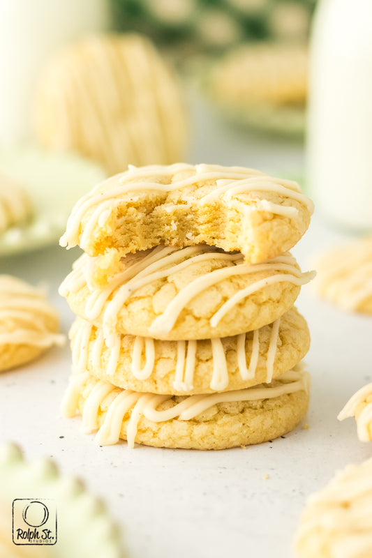 Exclusive Cornmeal Cookies with Brown Butter Glaze