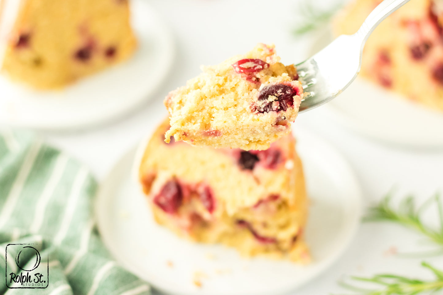 Exclusive Cranberry Bundt Cake with Orange Glaze