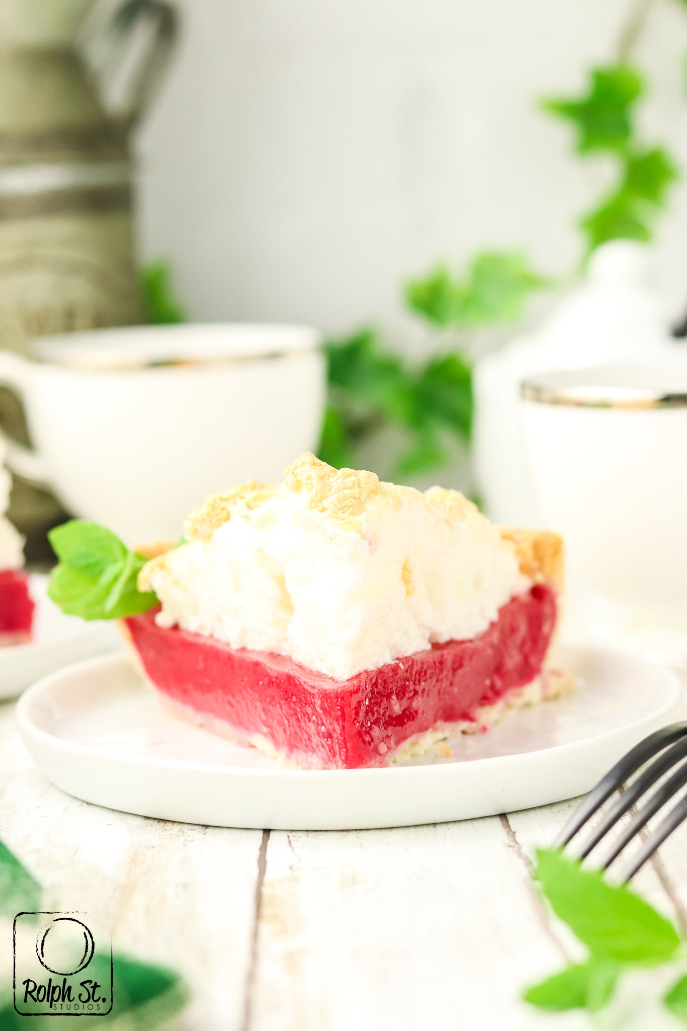 Exclusive Cranberry Meringue Pie