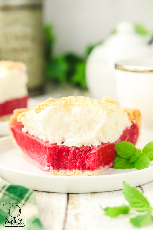 Exclusive Cranberry Meringue Pie