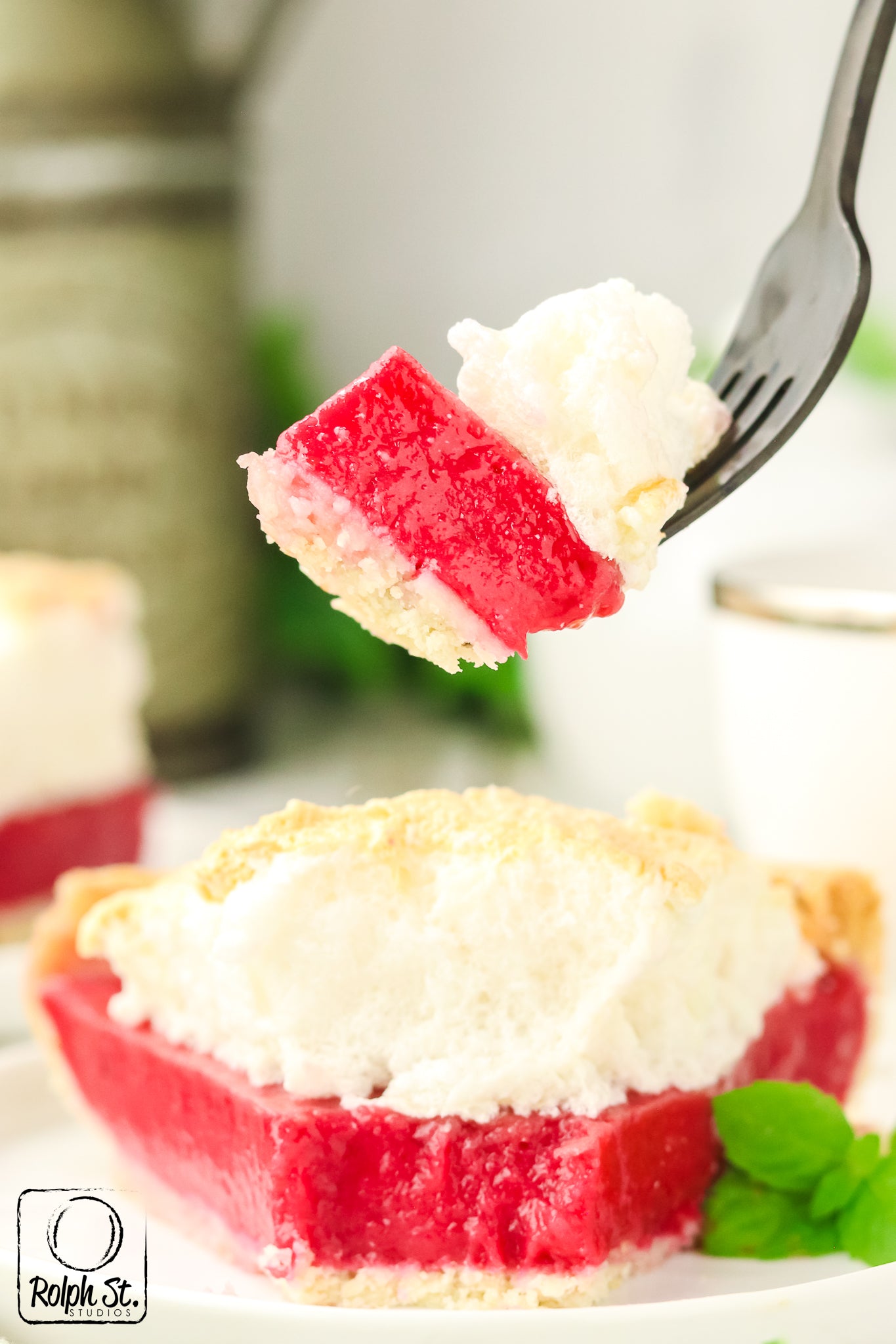 Exclusive Cranberry Meringue Pie
