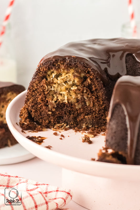 Exclusive German Chocolate Bundt Cake