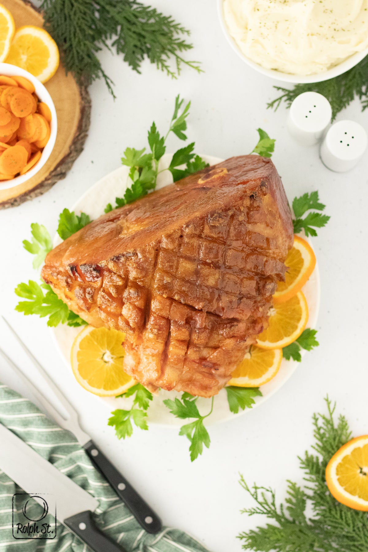 Brown Sugar & Maple Glazed Ham