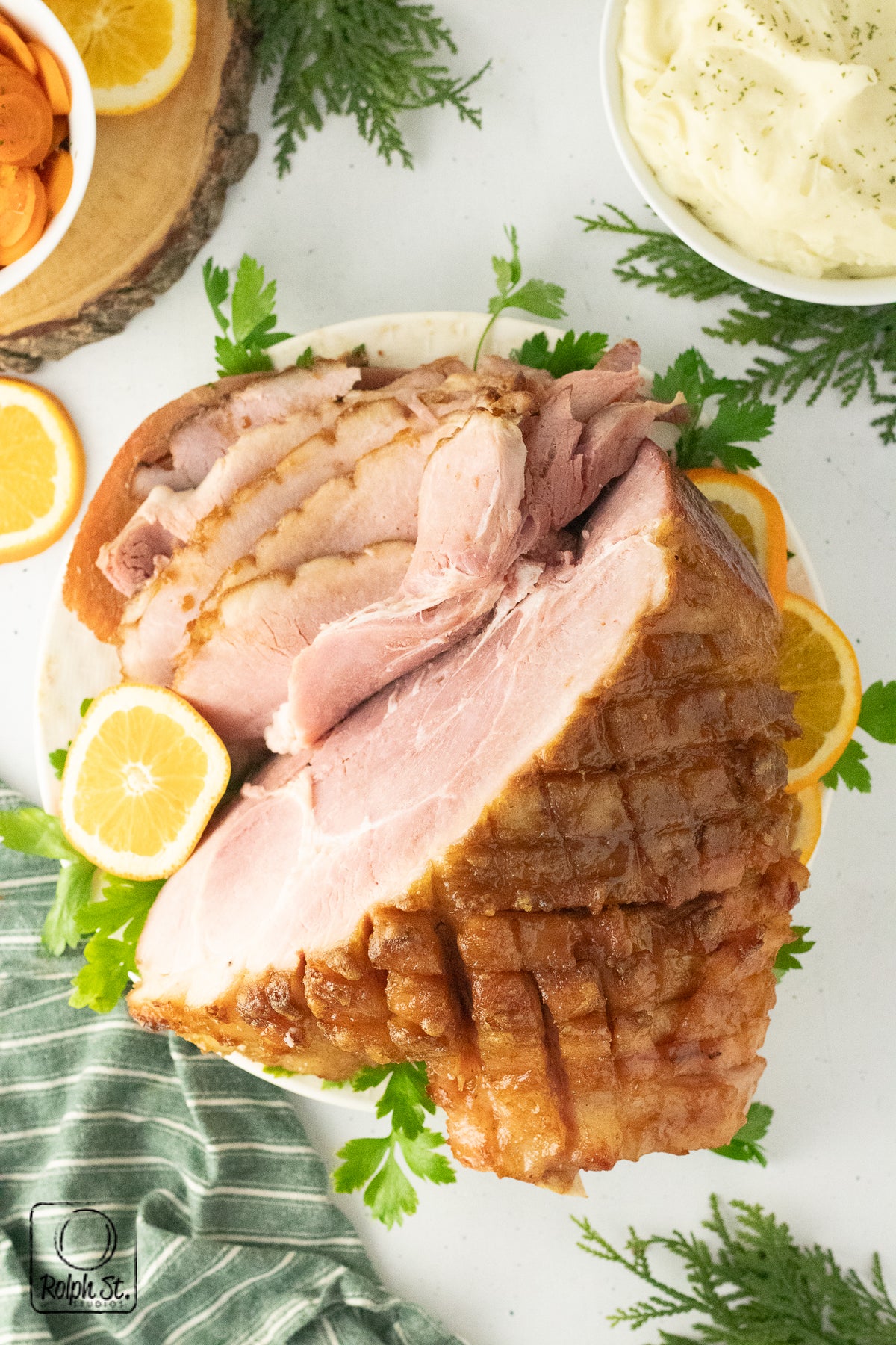 Brown Sugar & Maple Glazed Ham