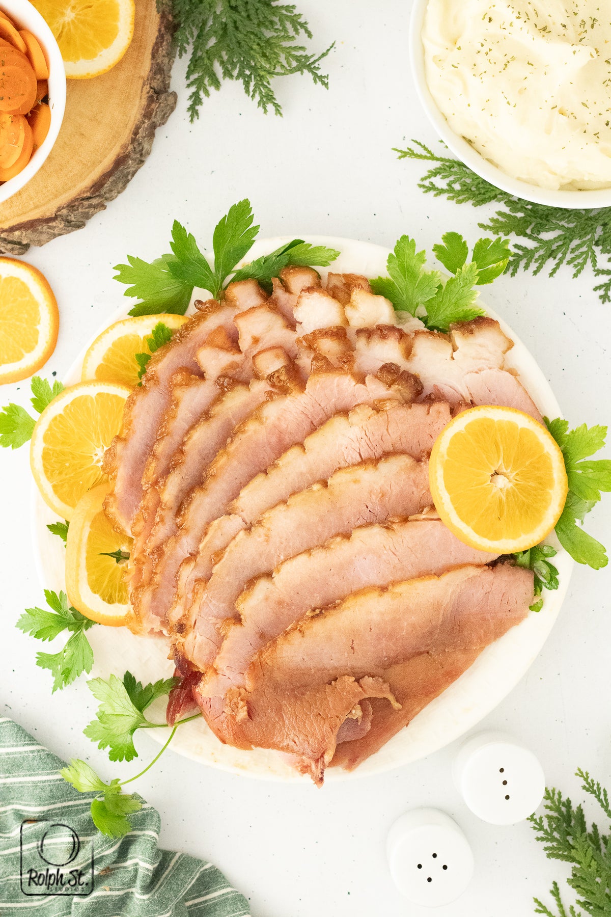Brown Sugar & Maple Glazed Ham