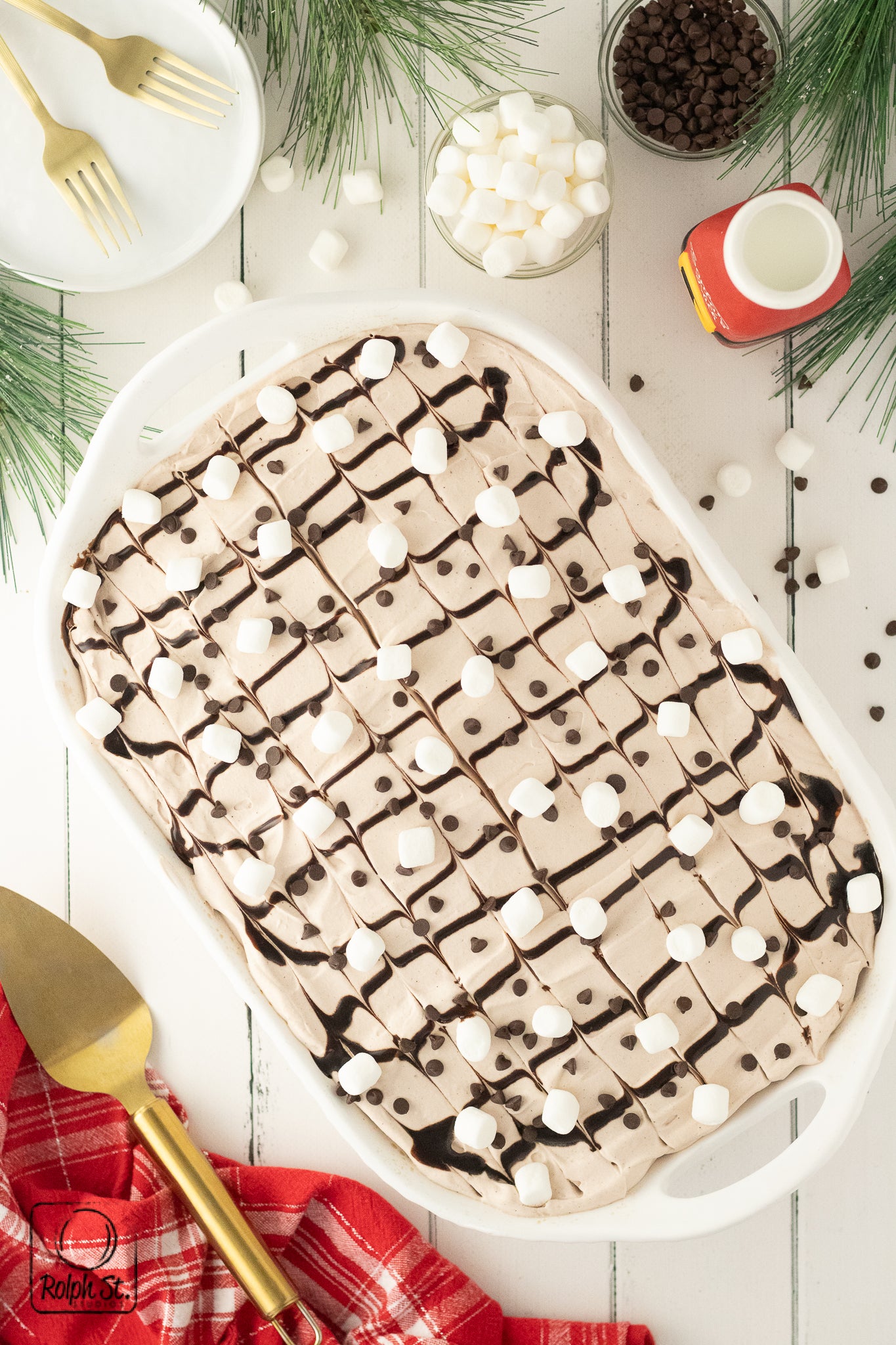 Exclusive Hot Chocolate Poke Cake