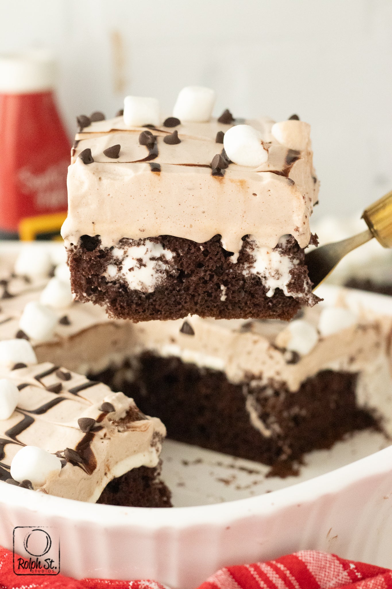 Exclusive Hot Chocolate Poke Cake